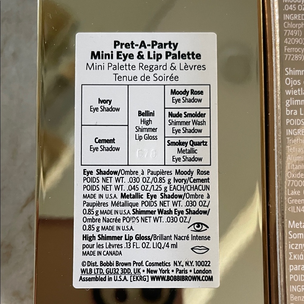 BRAND NEW BOBBI BROWN MINI EYE & LIP PALETTE! - Picture 6 of 7
